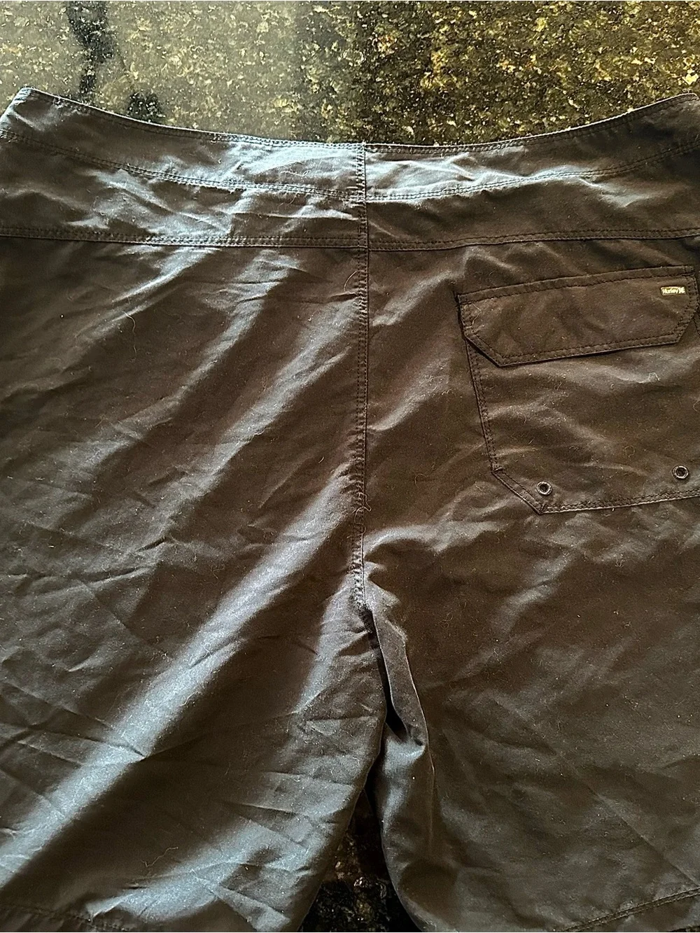 Hurley Black Men's Swim Board Shorts with Drawstring
